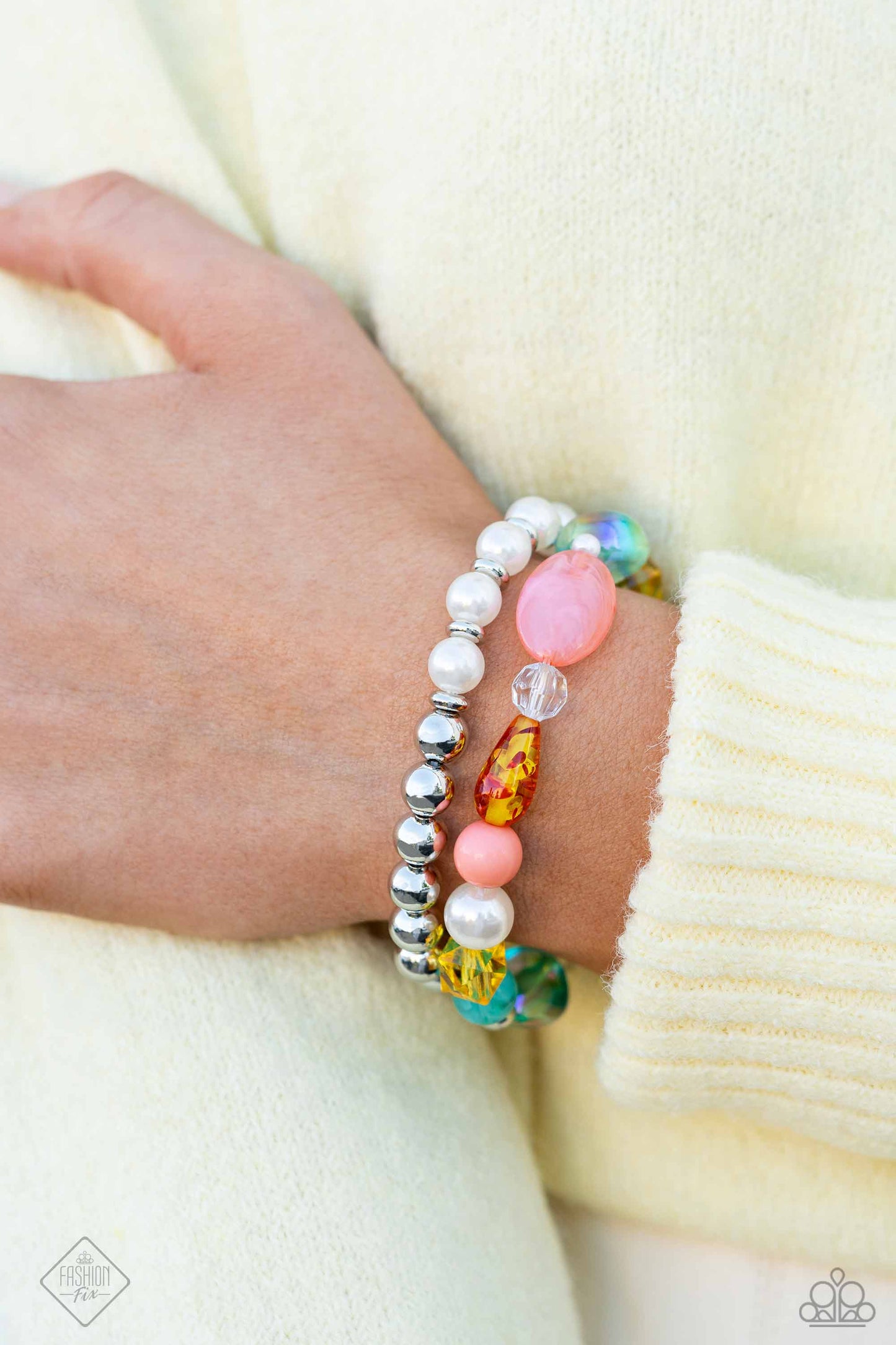 Paparazzi Fashion Fix Set Glimpses of Malibu Multi Colors