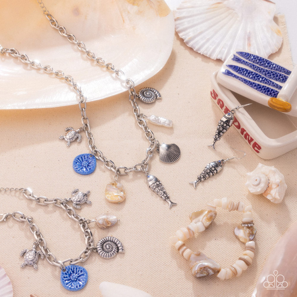 Paparazzi Fashion Fix Set Simply Sunset Sightings Silver, Beige, Blue