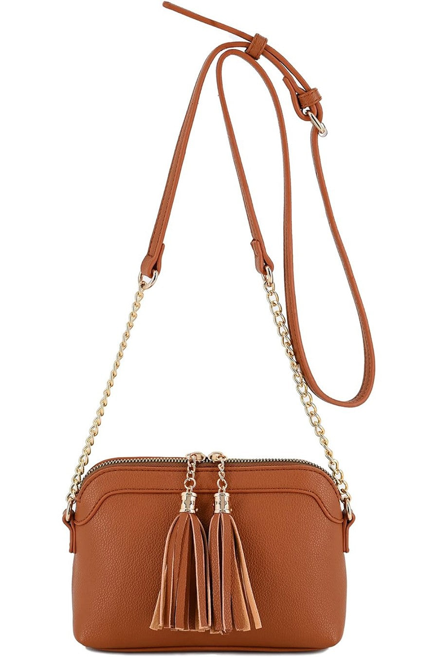 Brown Classic Tassel Crossbody Bag. Price Includes Shipping!