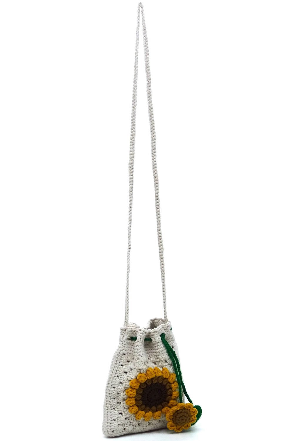 Boho Mini Sunflower Crochet Crossbody Bag. Price Includes Shipping!