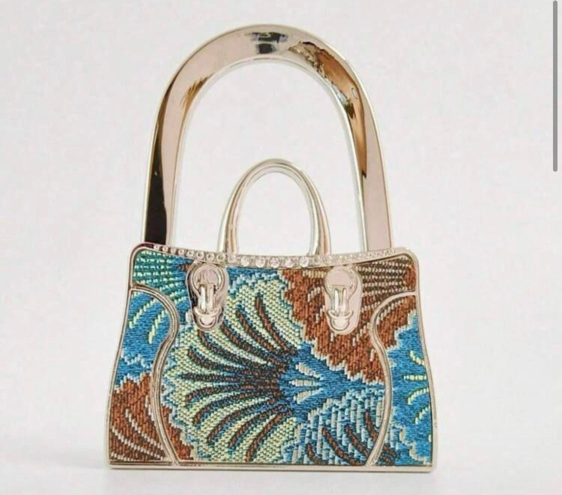 Folded Handbag Holder Table Hook (Multiple Styles & Colors)