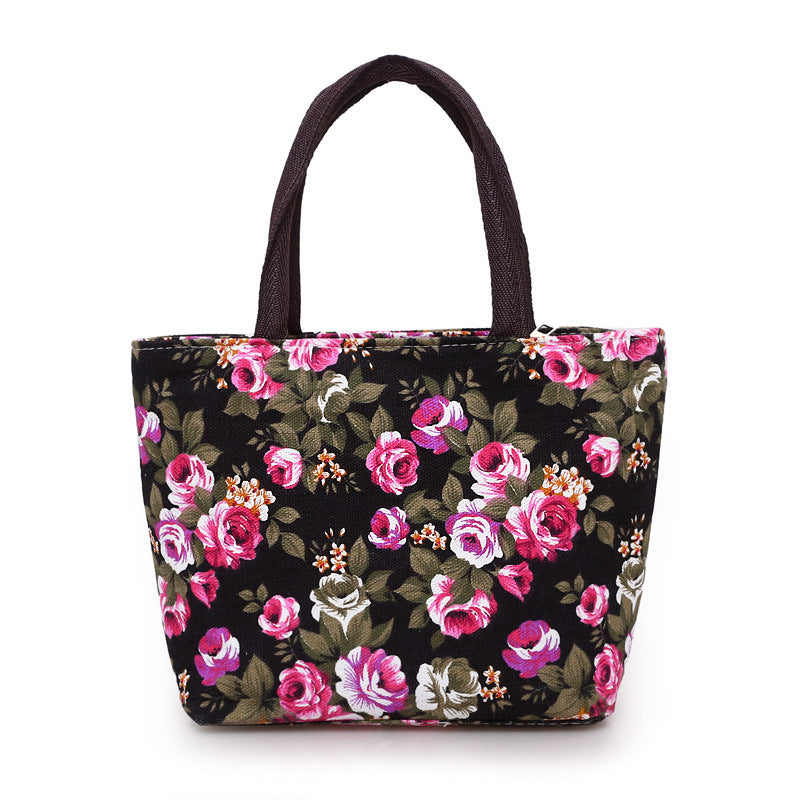 Mini Floral Print Tote Bag (Multicolors) Price Includes Shipping!