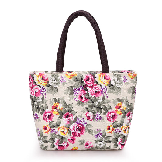 Mini Floral Print Tote Bag (Multicolors) Price Includes Shipping!