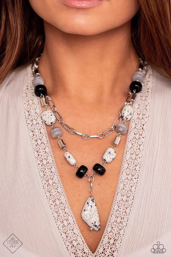 Paparazzi Fashion Fix Set Simply Sante Fe Black, White