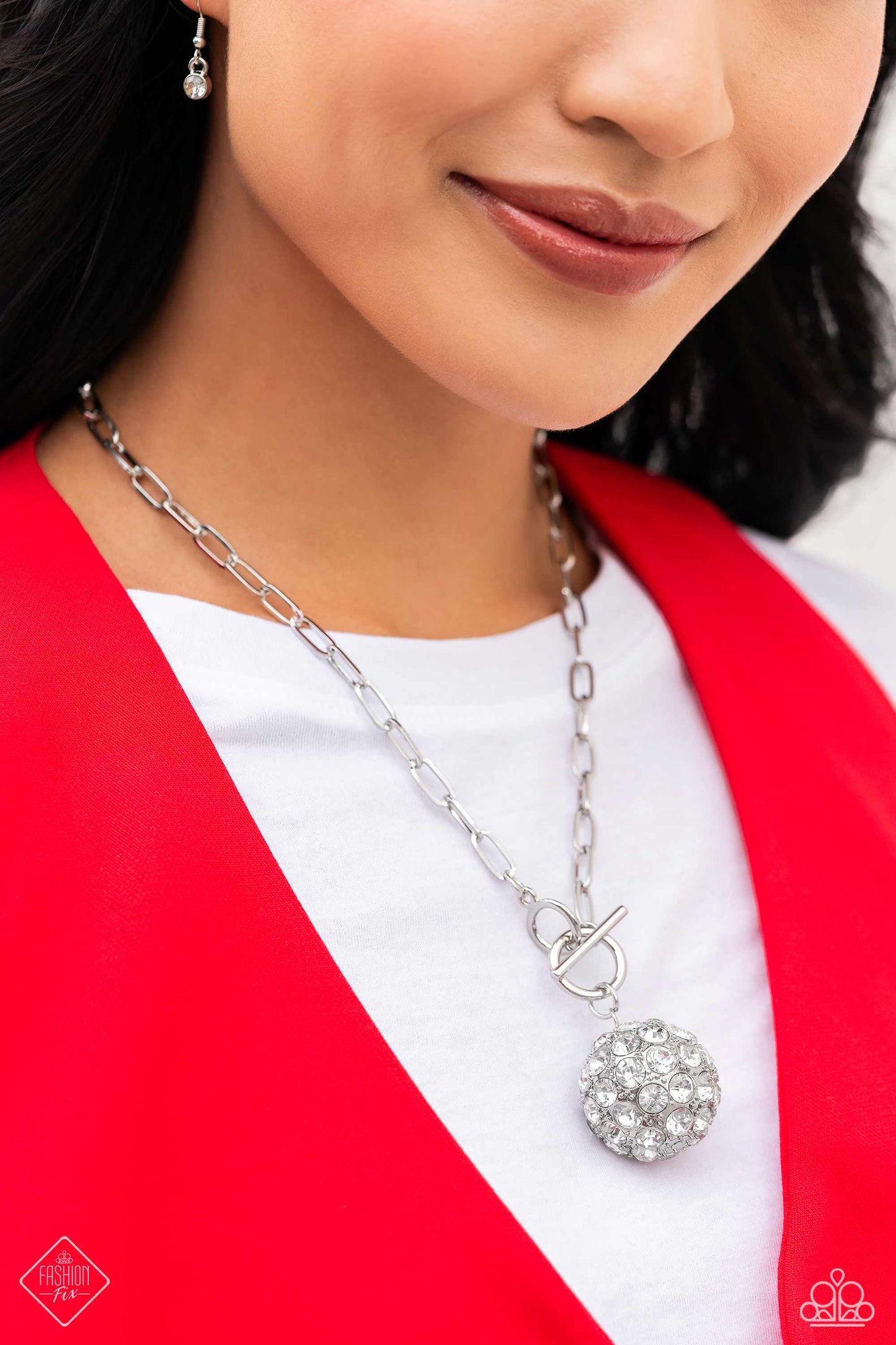 Paparazzi Fashion Fix Set Magnificent Musings Silver Crystal