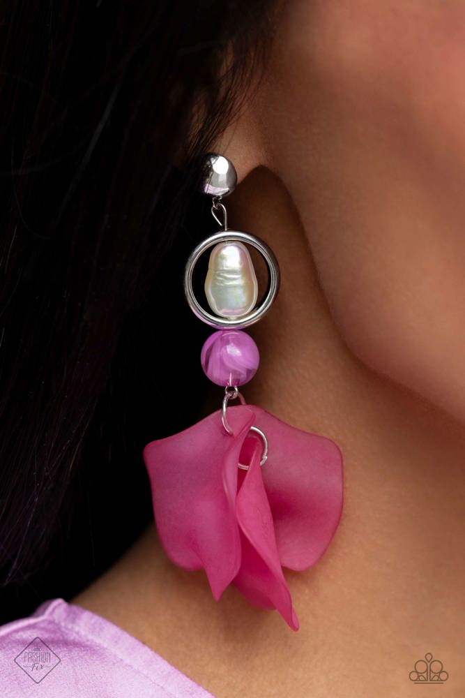 Paparazzi Fashion Fix Set Glimpses of Malibu Rose Pink, Silver