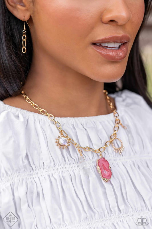 Paparazzi Fashion Fix Set Simply Sante Fe Pink, Gold