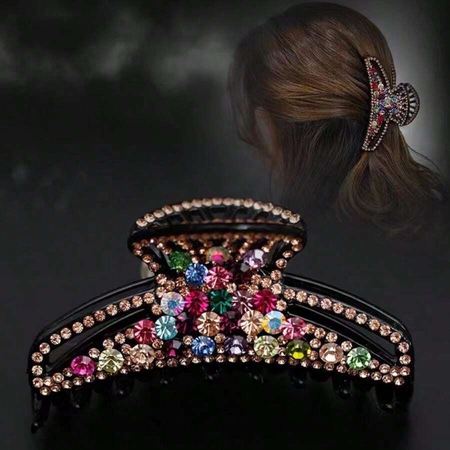 Fashion Rhinestone Hair Claw (Multi-Color)