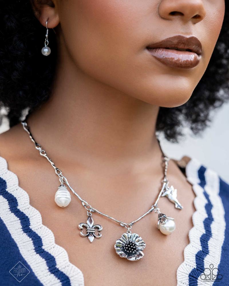 Paparazzi Fashion Fix Set Glimpses of Malibu Blue, Silver