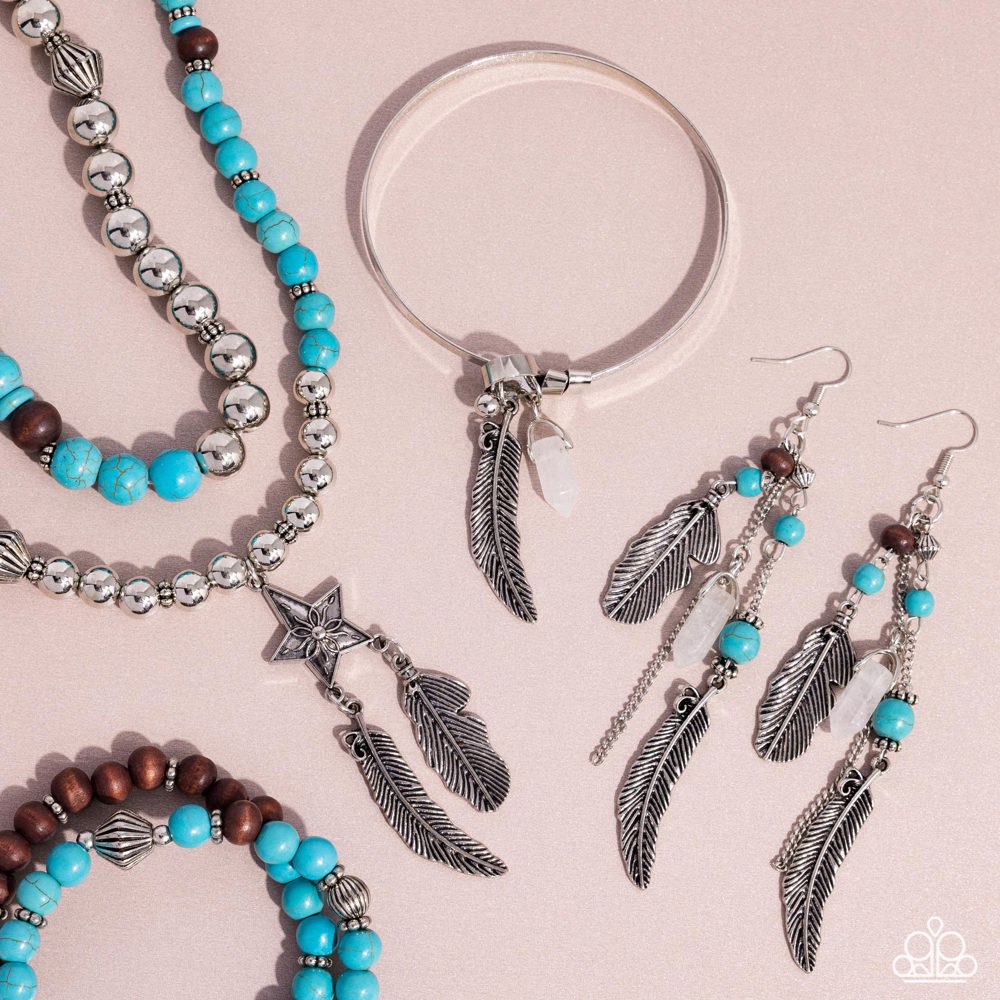 Paparazzi Fashion Fix Set Simply Sante Fe Blue, Turquoise, Silver, Brown