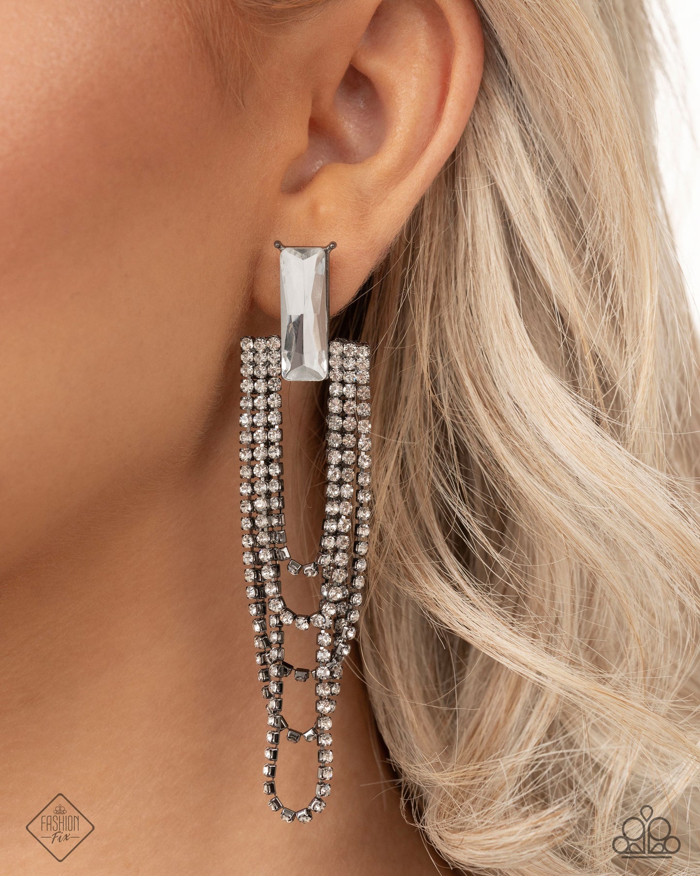 Paparazzi Fashion Fix Set Magnificent Musings Silver, Gunmetal Black