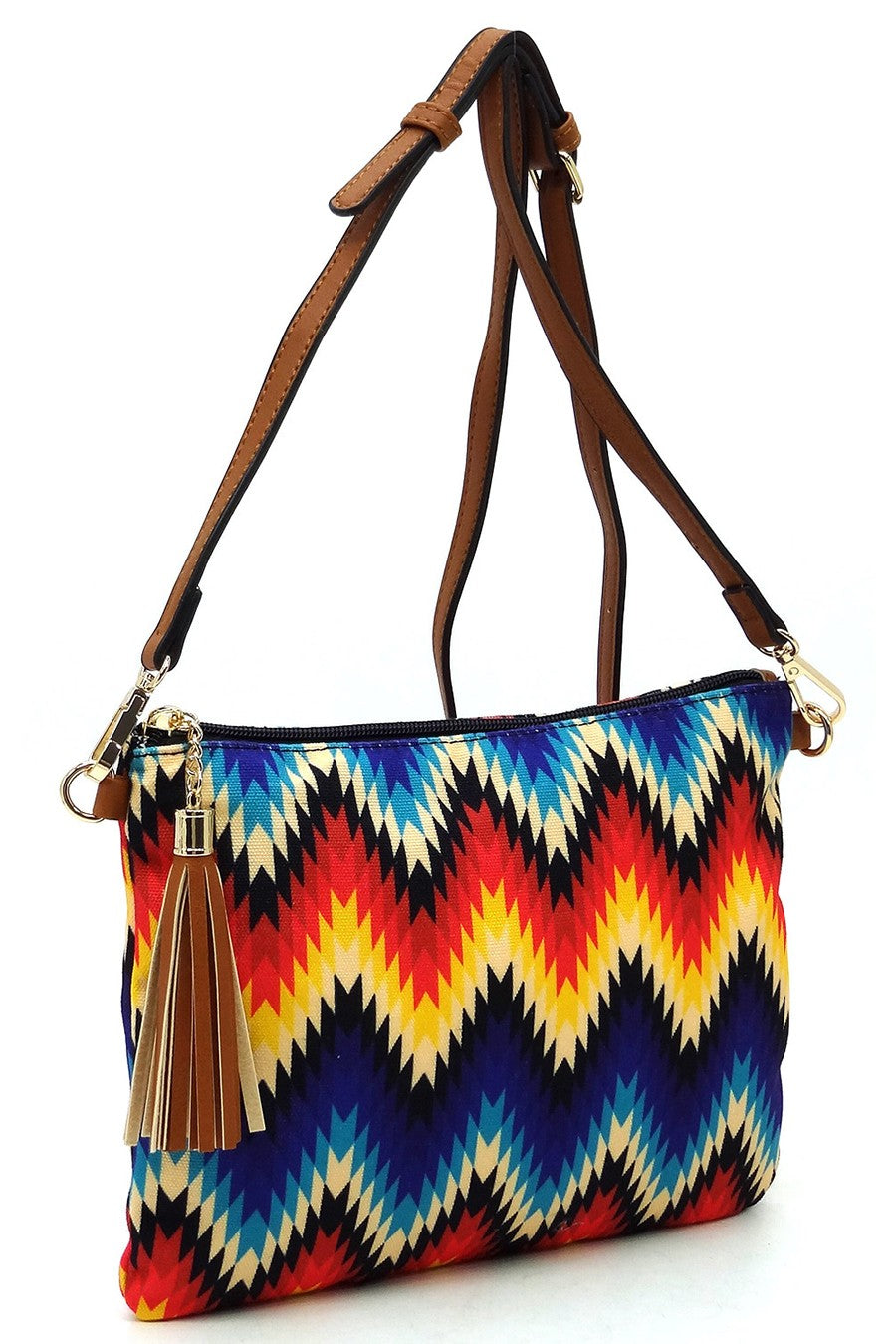 Vibrant Tribal Print 3-Piece Crossbody Bag Set. Price Includes Shipping!