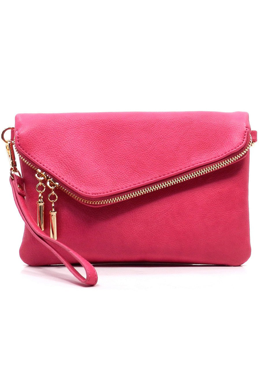 Chic Envelope Crossbody Clutch (Pink Fuchsia or Mint Green). Price Includes Shipping!