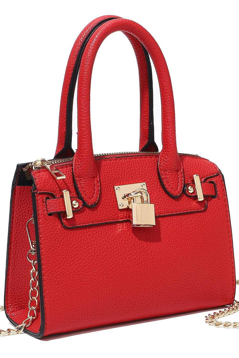 Classic Mini Satchel Bag (Red, Green, Gold, Black). Price Includes Shipping!