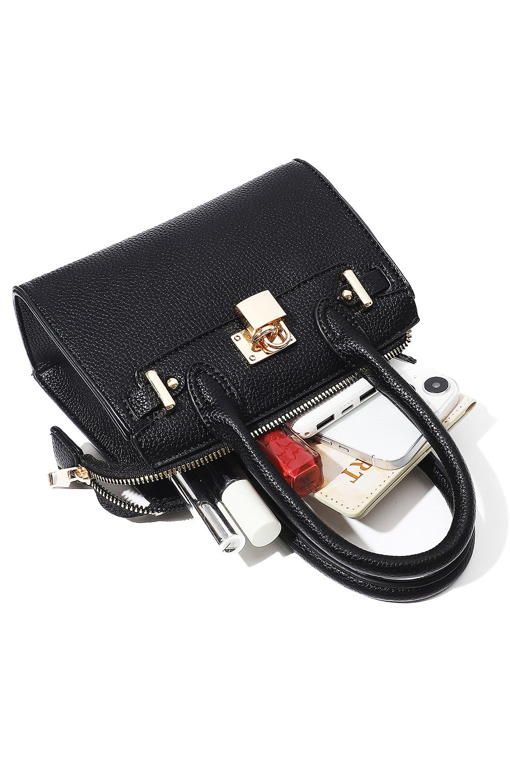 Classic Mini Satchel Bag (Red, Green, Gold, Black). Price Includes Shipping!
