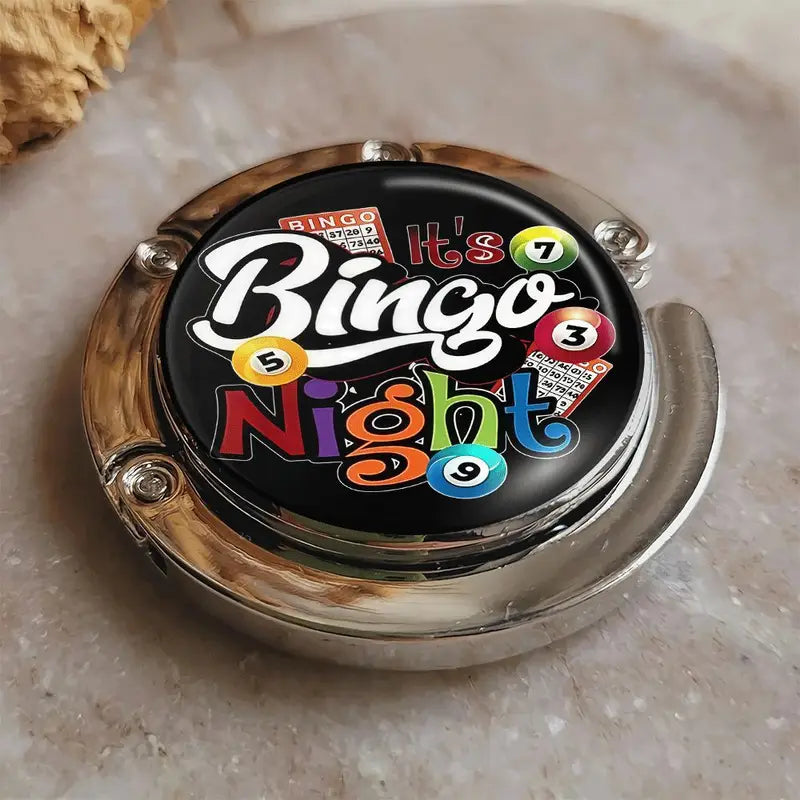 Folded Handbag Holder Table Hook (Bingo Night)
