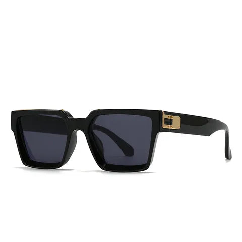 Classic Women Sunglasses Multi Color (Black, Gold)