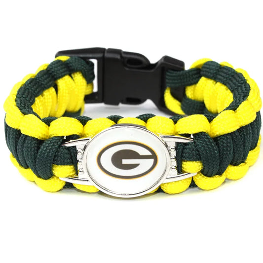 Green Bay Packers Paracord Bracelet (Unisex)