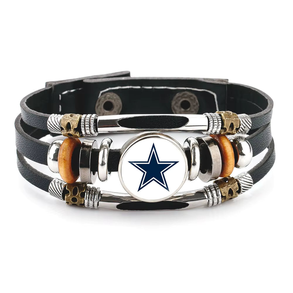 Dallas Cowboys Faux Leather Bracelet (Unisex) (Copy)