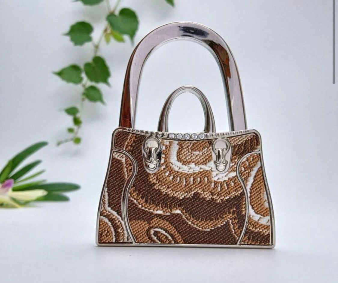 Folded Handbag Holder Table Hook (Multiple Styles & Colors)