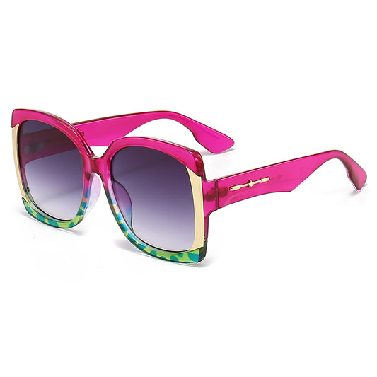Classic Women Sunglasses Multi Color (Pink, Green, Gold)