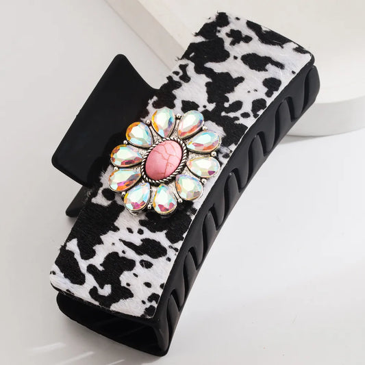 Black & White Hair Claw (Multi-Color)