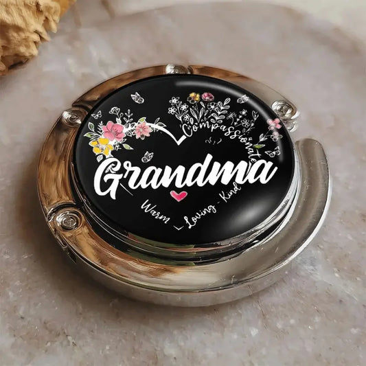 Folded Handbag Holder Table Hook (Warm, Kind, Loving Grandma)