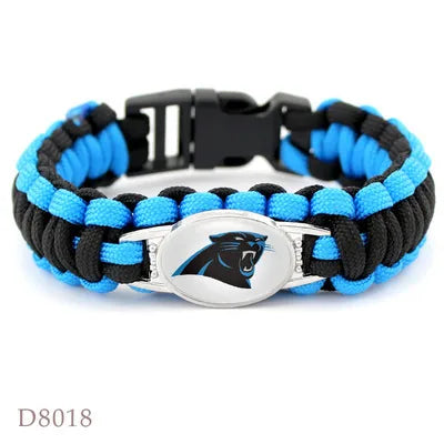 Carolina Panthers Paracord Bracelet (Unisex)